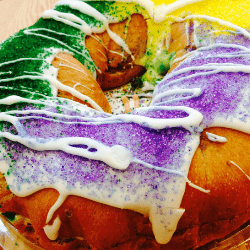 Colorful King Cake