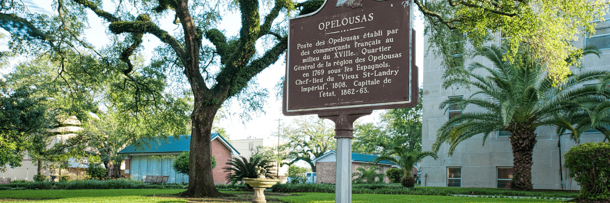 Courthouse Square in Opelousas, Louisiana