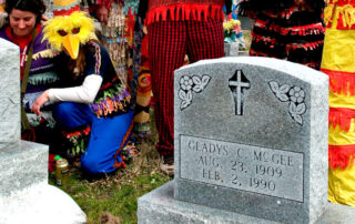 2009 Faquetigue Mardi Gras Courir at Dennis McGee Grave