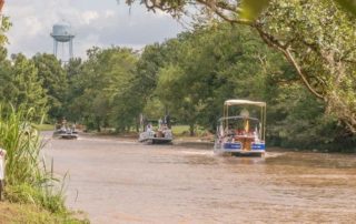 Fete-Dieu du Teche Eucharistic Boat Procession in Leonville, Louisiana