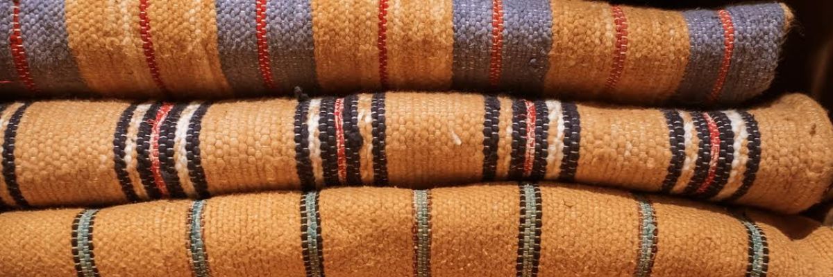 Acadian Brown Cotton Blanket