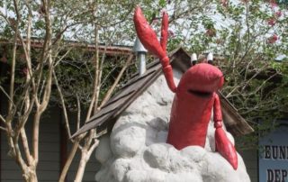 Clovis Crawfish Statue, Eunice, Louisiana