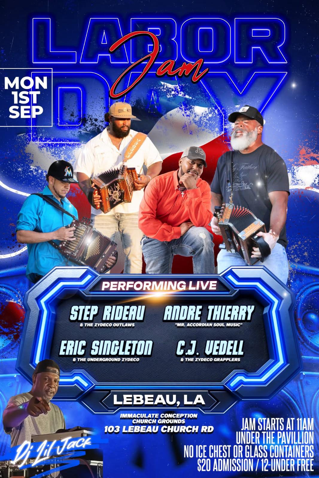 Labor Day Jam, Lebeau, Louisiana