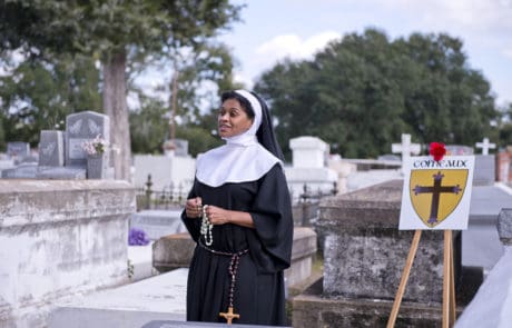 St. Landry Catholic Church Cemetery Tours and Historical Reenactments in Opelousas, Louisiana