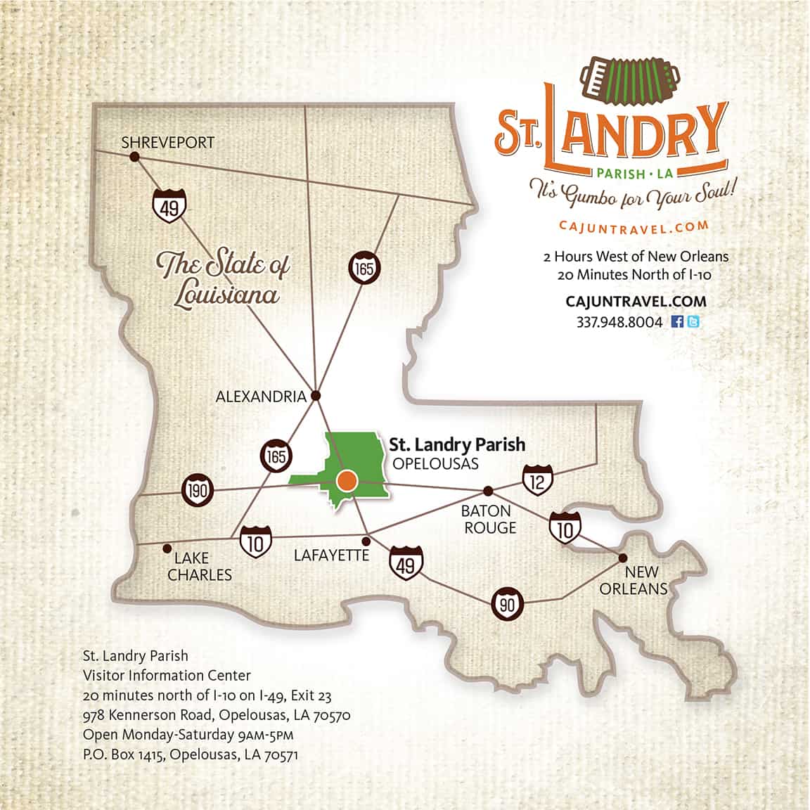 St Landry Parish Map About | St Landry Parish Louisiana